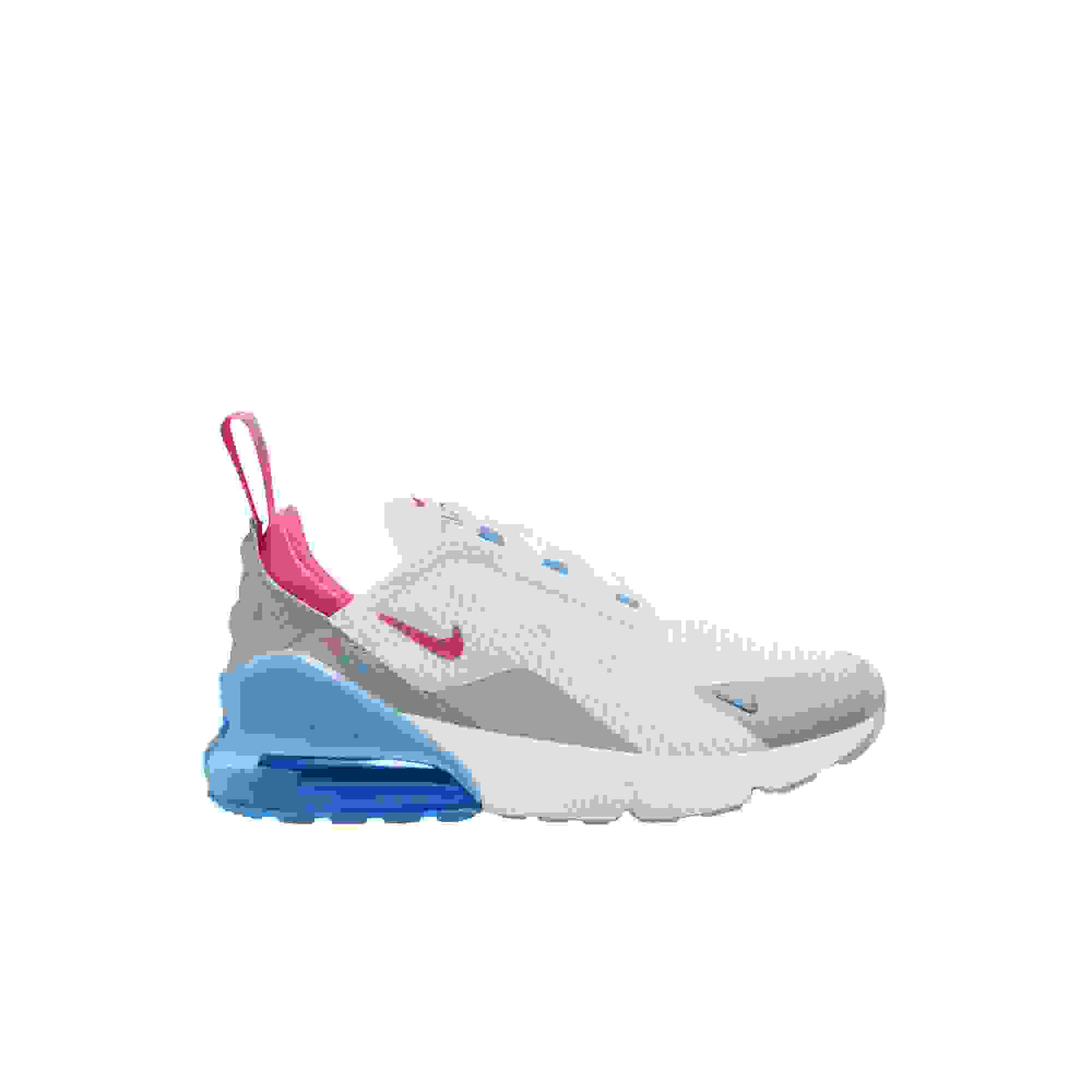 Nike Air Max 270 Preschool Girls' "White/Pinksicle/Football Blue" Shoe